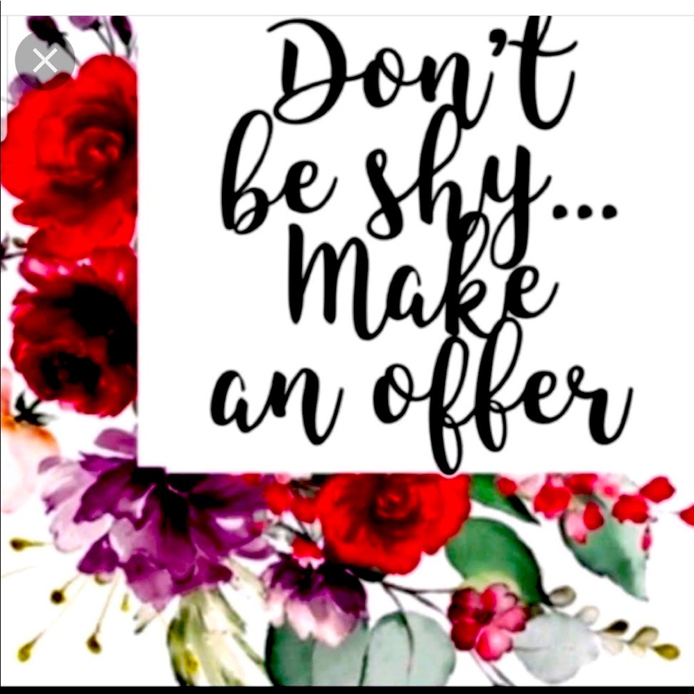 Love the item but don’t like the price? Offers welcome ! 🌺🌴🤝🔆